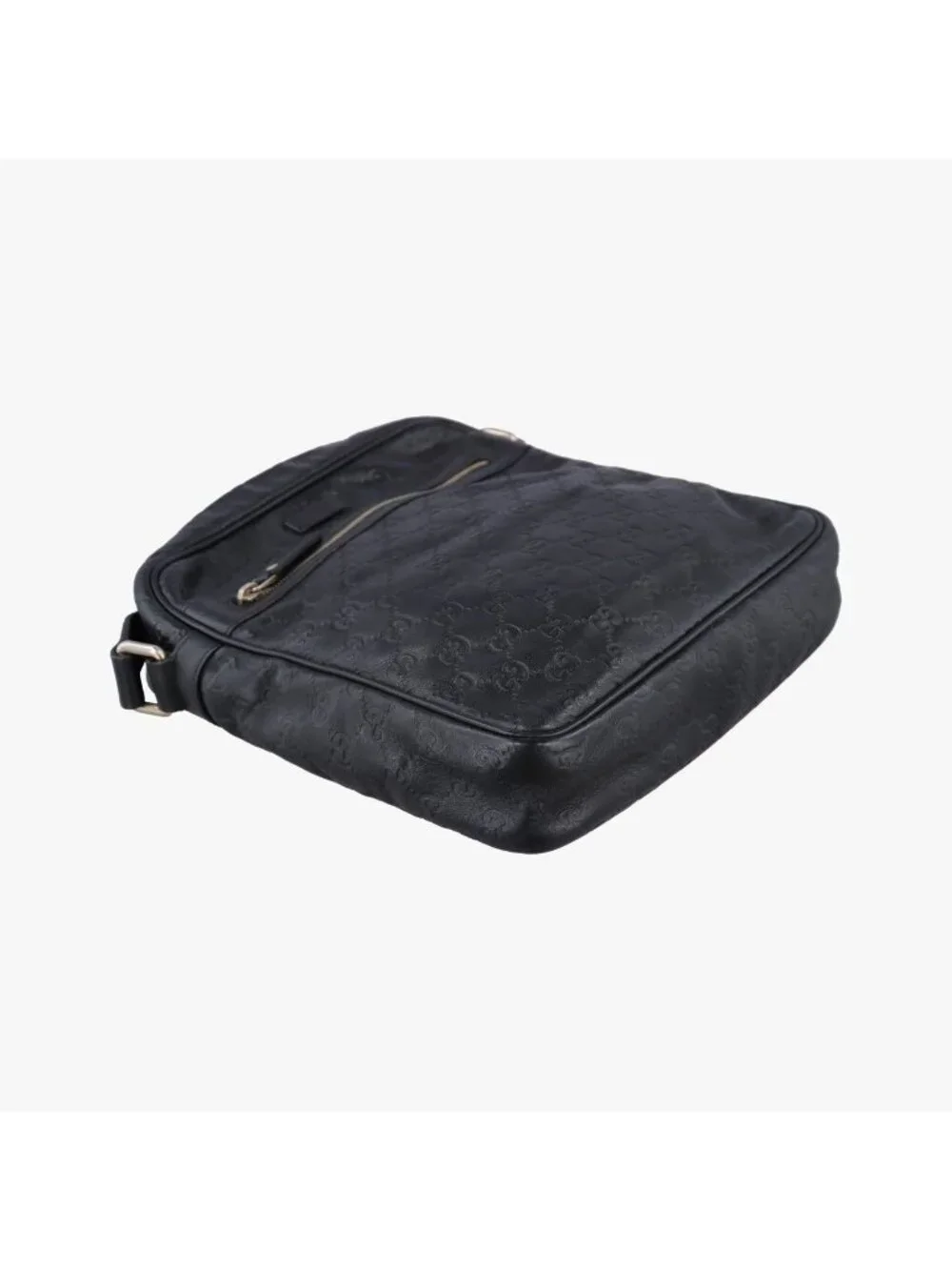 Gucci GG Supreme Messenger Black Leather